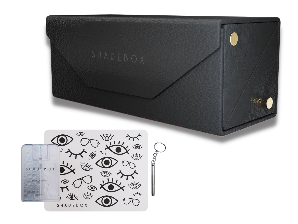 Bundle de Estuche para 2 Lentes Black y un Kit de Cuidado