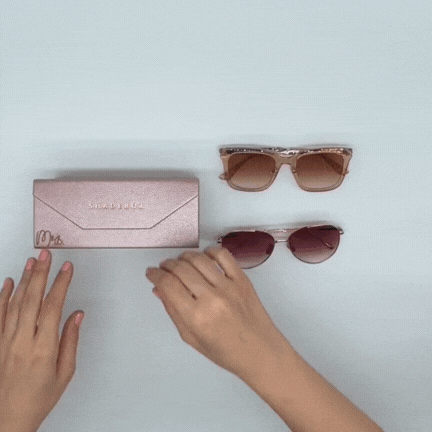 Estuche Para 2 Lentes - Rose Gold